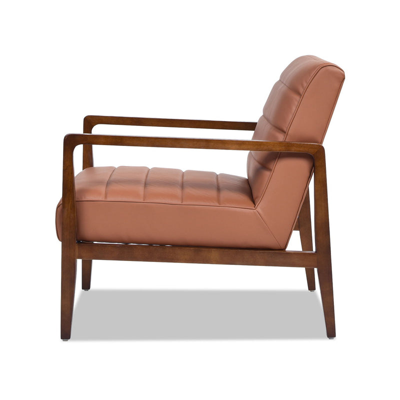 Kenneth - Modern Transitional Lounge Accent Chair - Brown - R&R Furniture Gallery (Fountain Valley, CA)