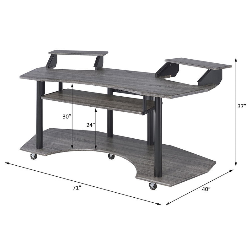 Eleazar - Music Recording Studio Desk - R&R Furniture Gallery (Fountain Valley, CA)