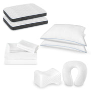 Comfort Care - Hybrid Restful Nights Plush Mattress With 12 Piece Comfort Bedding Pack - R&R Furniture Gallery (Fountain Valley, CA)