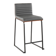 Mason Mara - Contemporary Fixed Height Quality Counter Stool (Set of 2) - R&R Furniture Gallery (Fountain Valley, CA)