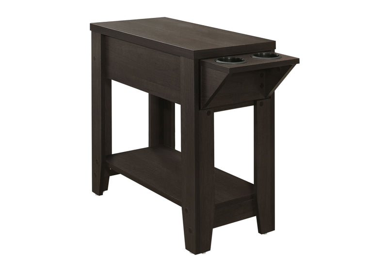 Accent Side Table, Storage, Lamp, Transitional Space-Saving Design - R&R Furniture Gallery (Fountain Valley, CA)