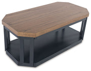 Landocken - Occasional Table Set (Set of 3) - Brown / Blue - R&R Furniture Gallery (Fountain Valley, CA)