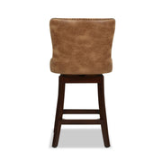 Holmes - Tufted High Back 360 Swivel Counter Height Barstool - R&R Furniture Gallery (Fountain Valley, CA)
