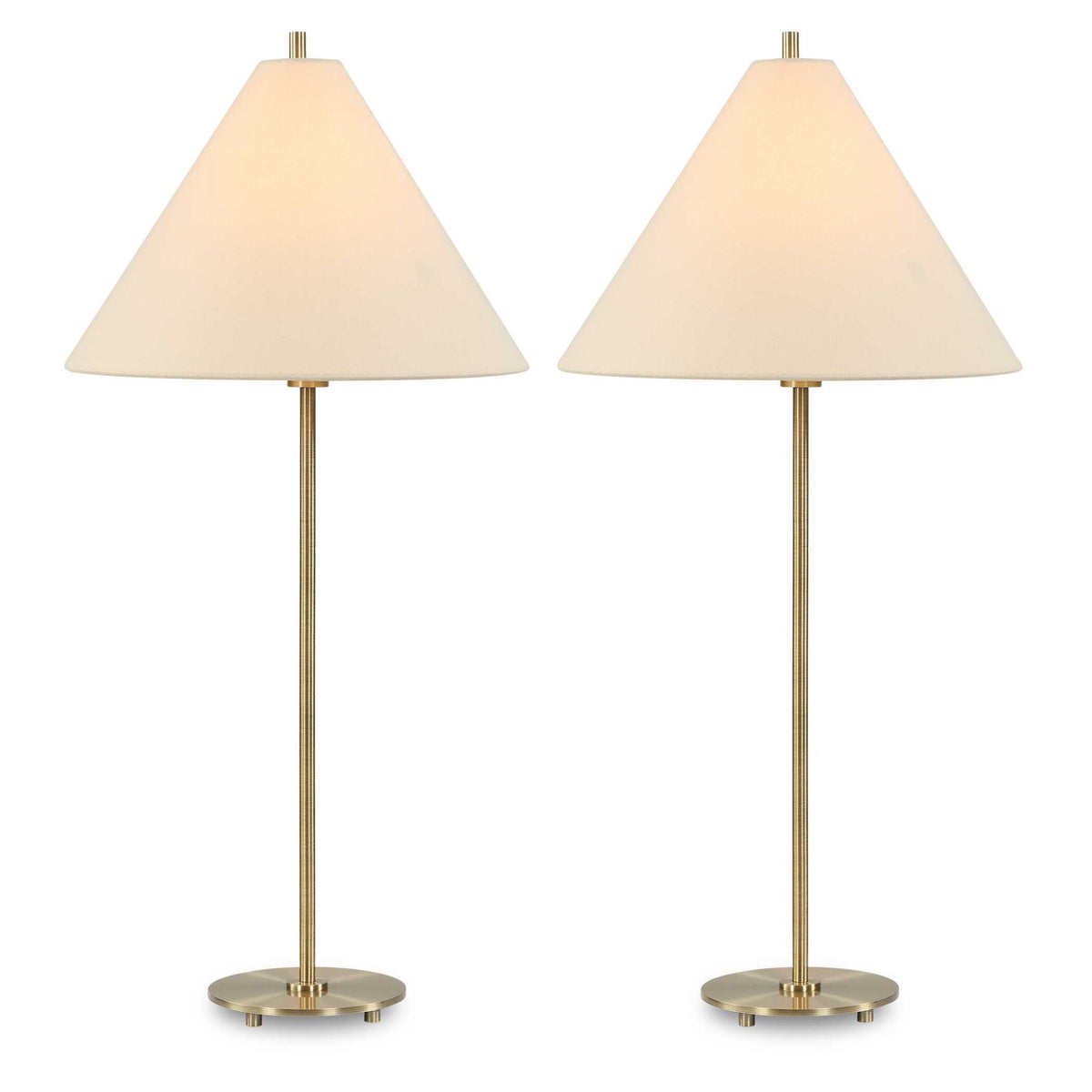 Table Lamp (Set of 2) - Plated Antique Brass