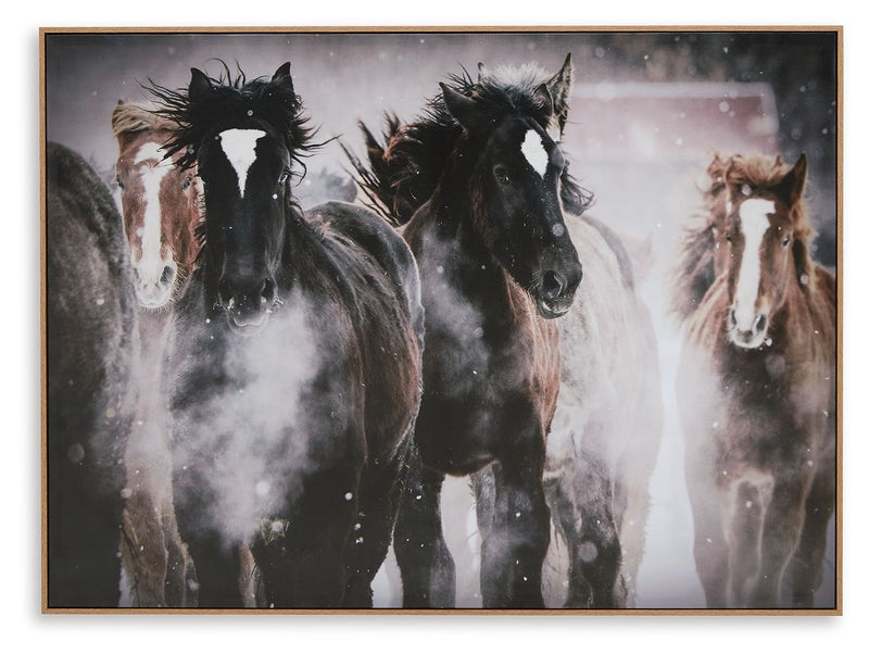 Chaseburn - Wall Art - Brown / Black / White - R&R Furniture Gallery (Fountain Valley, CA)