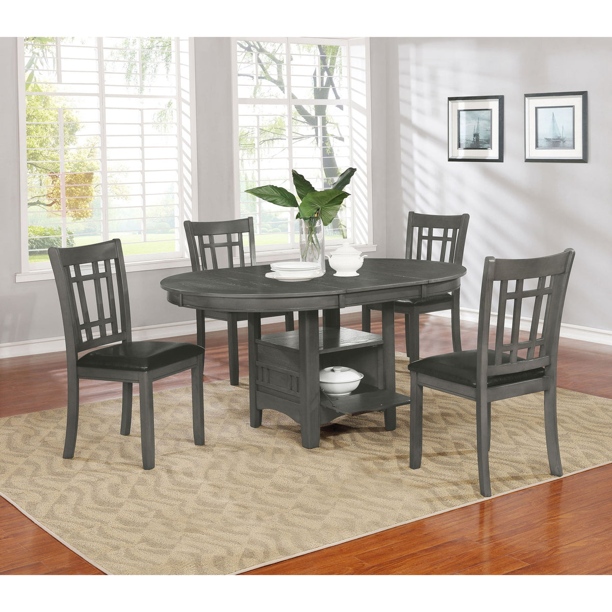 Lattice Back Side Chairs (Set of 2)