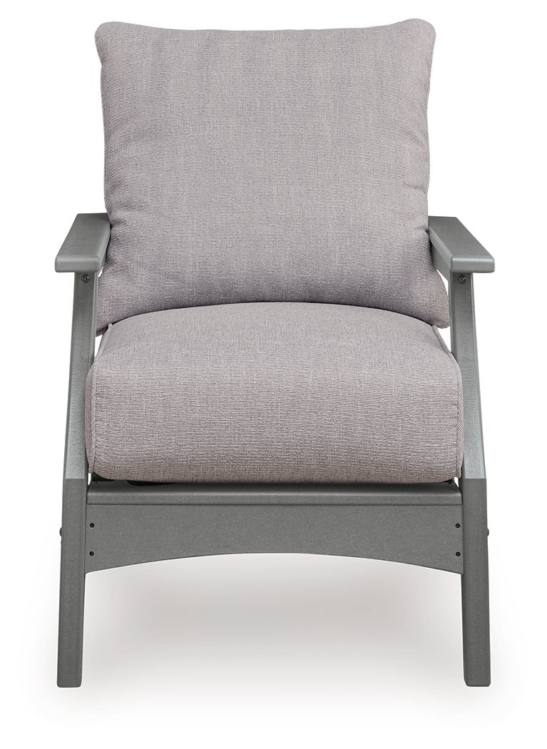 Cove Beach - Lounge Chair With Cushion (Set of 2) - Gray - R&R Furniture Gallery (Fountain Valley, CA)
