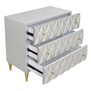 Anson - Console Cabinet - Metallic Silver & Champagne - R&R Furniture Gallery (Fountain Valley, CA)
