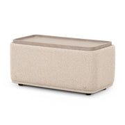 Sylvie - Ottoman Table - Cream - R&R Furniture Gallery (Fountain Valley, CA)