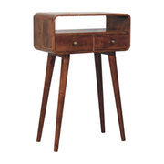 Solid Wood Curved Console Table - R&R Furniture Gallery (Fountain Valley, CA)