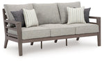 Hillside Barn - Sofa With Cushion - Gray / Brown - R&R Furniture Gallery (Fountain Valley, CA)