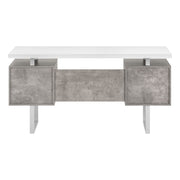 Computer Desk For Home Office, Laptop, Left, Right Set - Up, Storage Drawers, Contemporary & Modern - R&R Furniture Gallery (Fountain Valley, CA)
