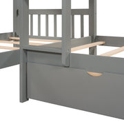 L Shaped Bunk Bed With Drawers - R&R Furniture Gallery (Fountain Valley, CA)