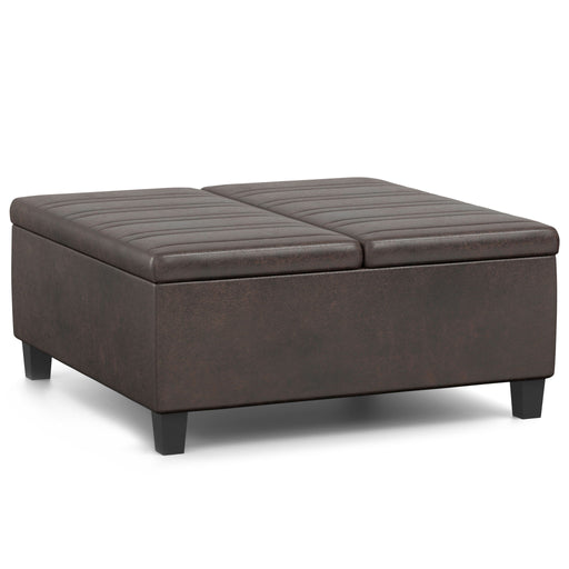 Ellis - Upholstered Coffee Table Storage Ottoman - R&R Furniture Gallery (Fountain Valley, CA)