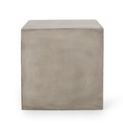 Noble House square lightweight outdoor and indoor side table with a modern design, ideal for patio or living room use