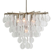 Uttermost Goccia tear drop glass pendant light hanging with a sleek, modern design for stylish pendant lighting.