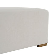 Simple Long Ottoman For Living Room - White - R&R Furniture Gallery (Fountain Valley, CA)