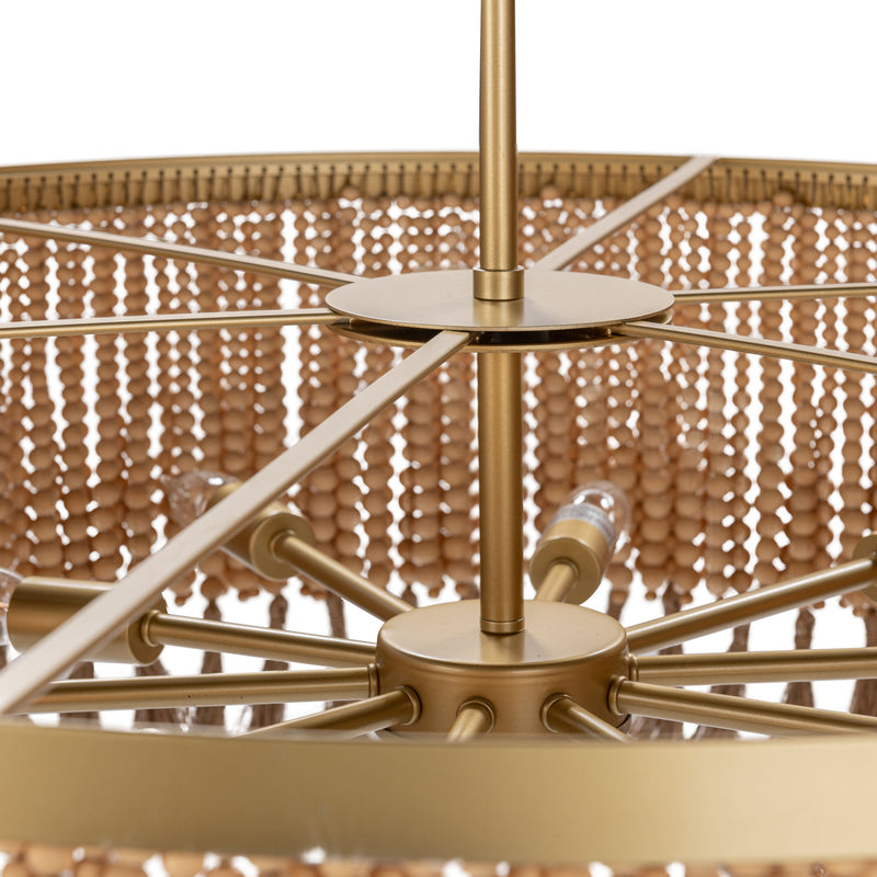 Andren - Pendant - Natural / Gold - R&R Furniture Gallery (Fountain Valley, CA)