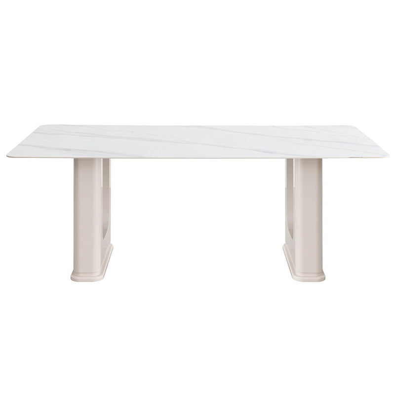 Kalam - Dining Table - Ceramic Top & Beige - R&R Furniture Gallery (Fountain Valley, CA)