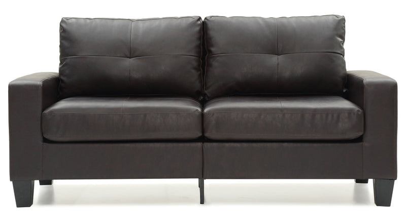 Modern Newbury modular sofa by Glory Furniture, featuring sleek stationary design with plush cushions in a contemporary living room setting.