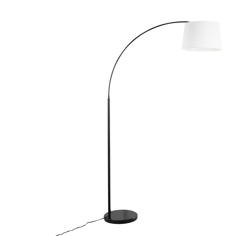Lumi Source March contemporary floor lamp with a sleek, modern design and adjustable arm in a stylish finish.