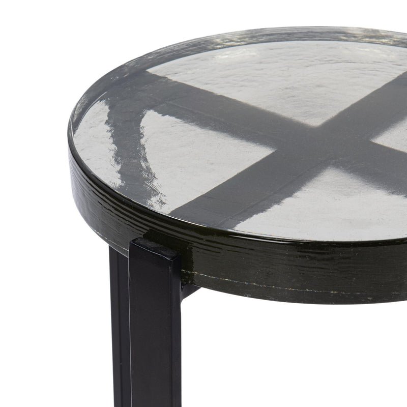Gallie - Round Accent Table - Black - R&R Furniture Gallery (Fountain Valley, CA)