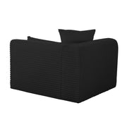 Tarra - Fluffy Oversized Corduroy Modular Corner Chair - R&R Furniture Gallery (Fountain Valley, CA)