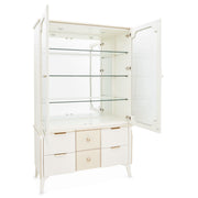 La Marisia - Display Cabinet - Creamy Pearl - R&R Furniture Gallery (Fountain Valley, CA)