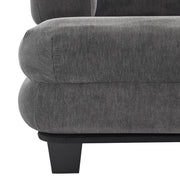 Noble House oversized chaise lounge sofa bed with deep seat and layered armrests, showcasing plush upholstery and modern design.