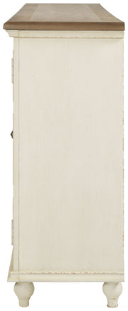 Roranville - Accent Cabinet - Antique White - R&R Furniture Gallery (Fountain Valley, CA)