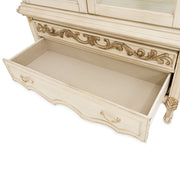 Platine de Royale - Curio Cabinet - Champagne - R&R Furniture Gallery (Fountain Valley, CA)