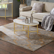 Bordeaux - Coffee Table - White / Gold - R&R Furniture Gallery (Fountain Valley, CA)