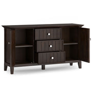 Bedford - Sideboard Buffet - Dark Tobacco Brown - R&R Furniture Gallery (Fountain Valley, CA)
