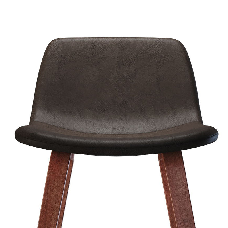 Addy - Counter Stool (Set of 2) - Distressed Brown - R&R Furniture Gallery (Fountain Valley, CA)