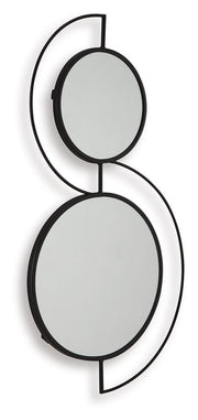 Shayham - Accent Mirror - Black - R&R Furniture Gallery (Fountain Valley, CA)