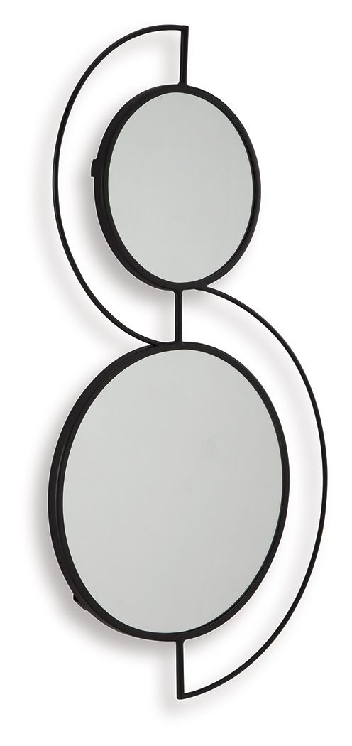 Shayham - Accent Mirror - Black - R&R Furniture Gallery (Fountain Valley, CA)