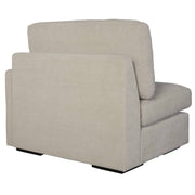 Uttermost Refuge sofa chaise with plush upholstery and modern design, showcasing a comfortable seating area in a stylish living room setting.