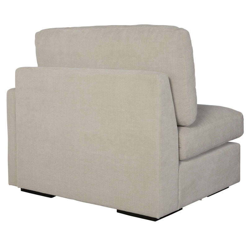 Uttermost Refuge sofa chaise with plush upholstery and modern design, showcasing a comfortable seating area in a stylish living room setting.