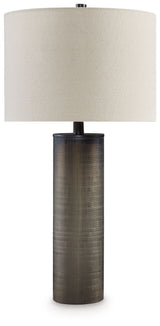 Dingerly - Glass Table Lamp - Brown - R&R Furniture Gallery (Fountain Valley, CA)