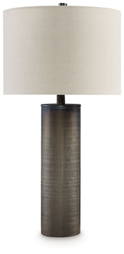 Dingerly - Glass Table Lamp - Brown - R&R Furniture Gallery (Fountain Valley, CA)