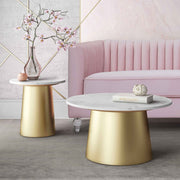 Bleeker - Marble Table - R&R Furniture Gallery (Fountain Valley, CA)