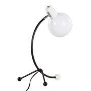 Lumi Source Eileen contemporary black and white table task lamp with adjustable arm on a desk.