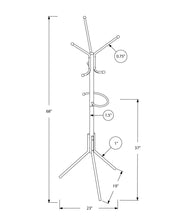 Coat Rack, Hall Tree, Free Standing, Hanging Bar, 6 Hooks, Entryway, Contemporary & Modern - R&R Furniture Gallery (Fountain Valley, CA)