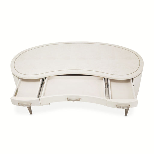 London Place - Desk - Creamy Pearl - R&R Furniture Gallery (Fountain Valley, CA)