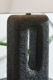 Wimmings - Poly Table Lamp (Set of 2) - Black - R&R Furniture Gallery (Fountain Valley, CA)
