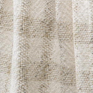 Natural ivory throw blanket from Classic Home, 50x70 inches, soft and cozy throw for living room or bedroom decor.