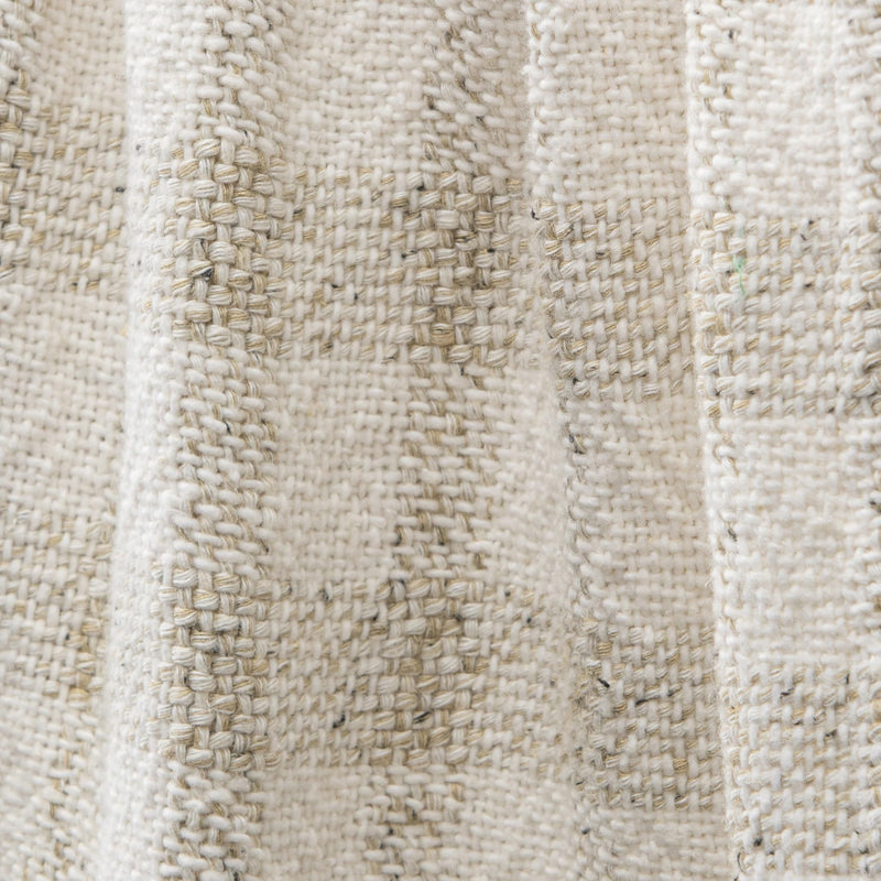 Natural ivory throw blanket from Classic Home, 50x70 inches, soft and cozy throw for living room or bedroom decor.