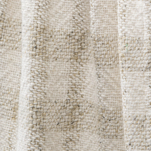 Natural ivory throw blanket from Classic Home, 50x70 inches, soft and cozy throw for living room or bedroom decor.