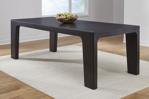 Zamba Extendable Acacia Wood Dining Table in Jaguar - R&R Furniture Gallery (Fountain Valley, CA)