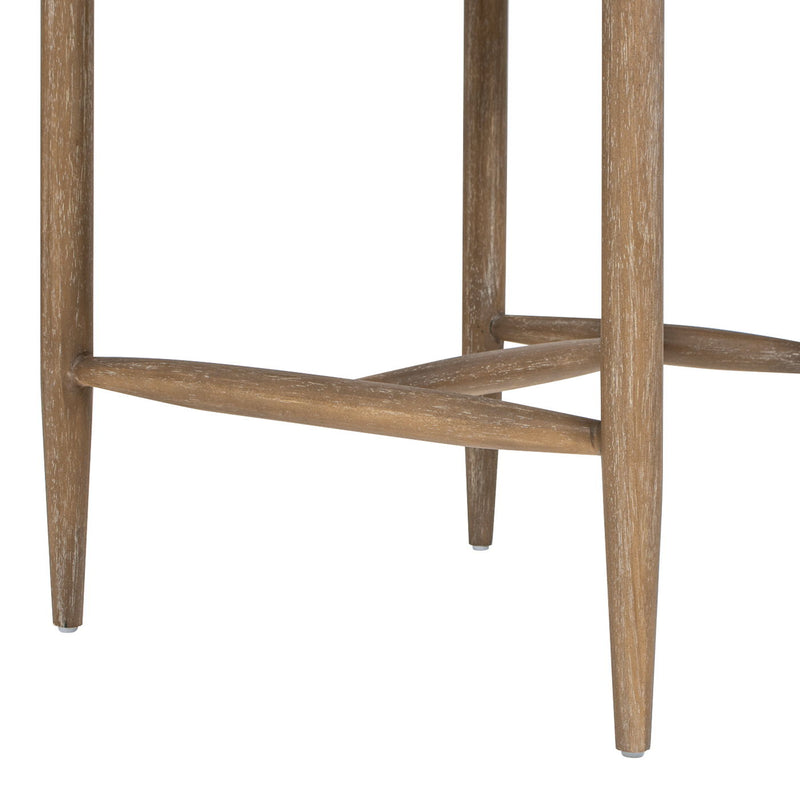 Artemis - Mixed Material Upholstered Counter Stool - Warm White - R&R Furniture Gallery (Fountain Valley, CA)